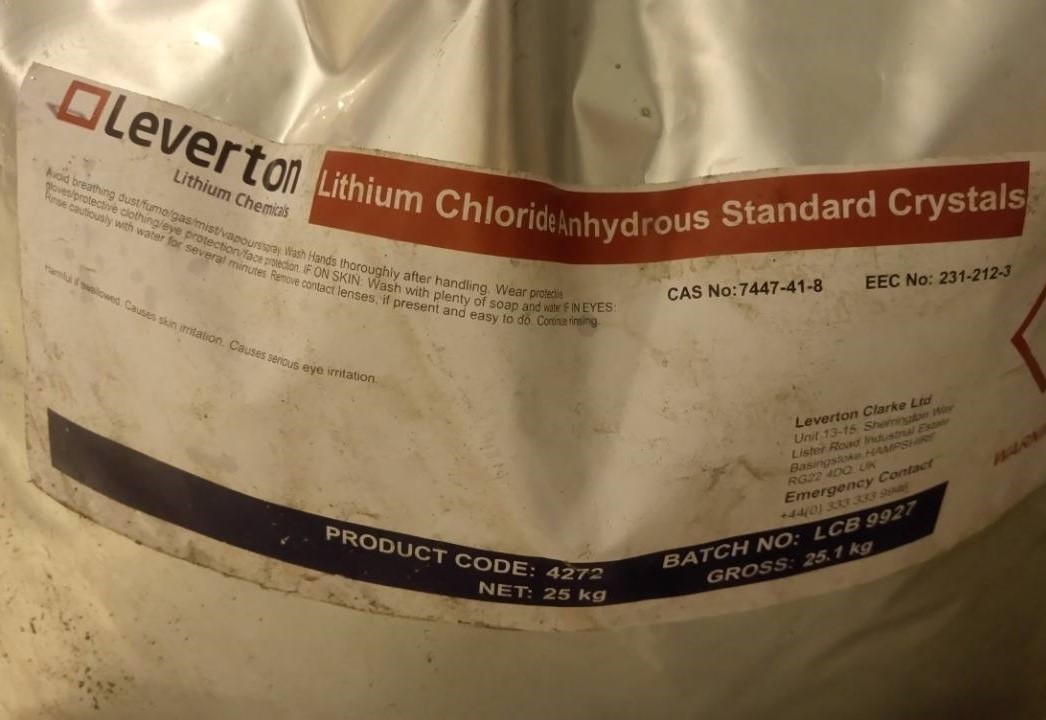 Литий Хлорид производство Leverton Lithium